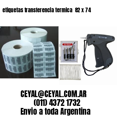 etiquetas transferencia termica  82 x 74