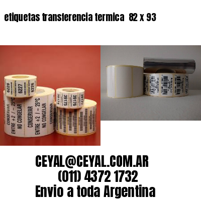 etiquetas transferencia termica  82 x 93