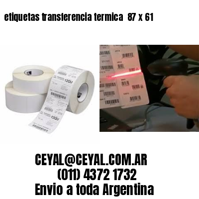 etiquetas transferencia termica  87 x 61