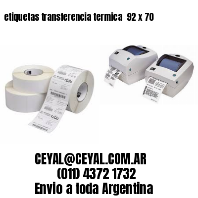 etiquetas transferencia termica  92 x 70