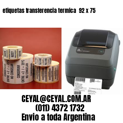 etiquetas transferencia termica  92 x 75