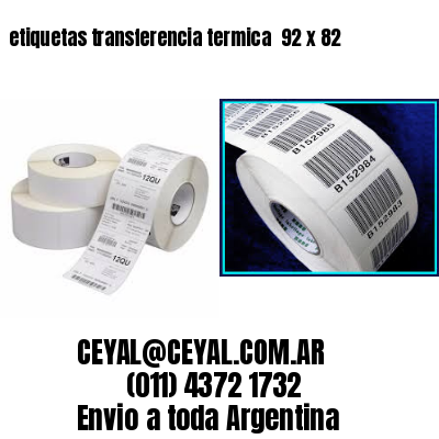 etiquetas transferencia termica  92 x 82