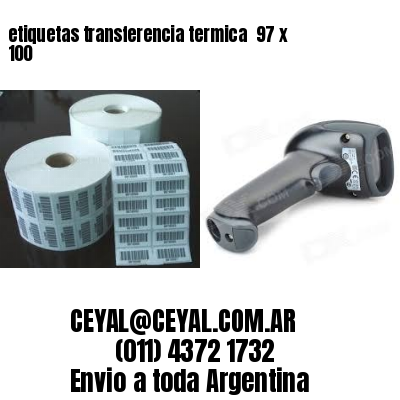 etiquetas transferencia termica  97 x 100