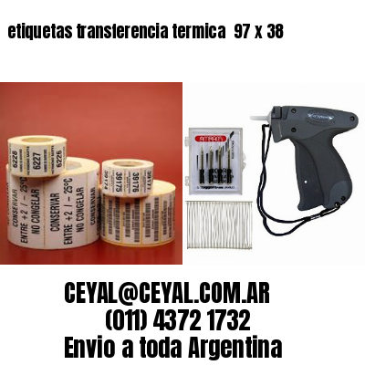 etiquetas transferencia termica  97 x 38