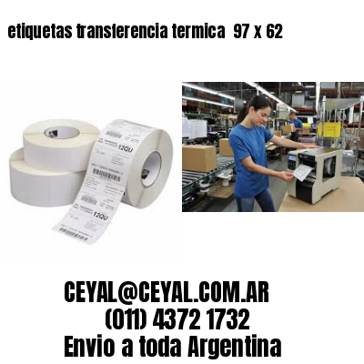 etiquetas transferencia termica  97 x 62