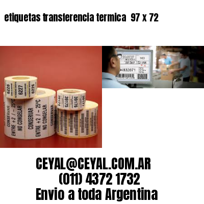 etiquetas transferencia termica  97 x 72