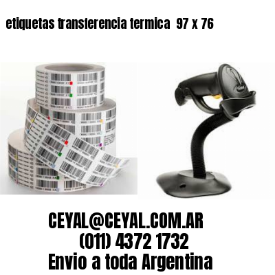 etiquetas transferencia termica  97 x 76