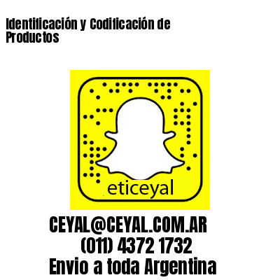 Identificación y Codificación de Productos 