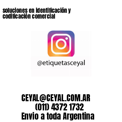 soluciones en identificación y codificación comercial