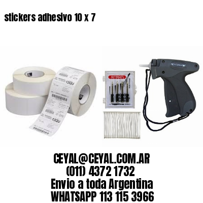 stickers adhesivo 10 x 7