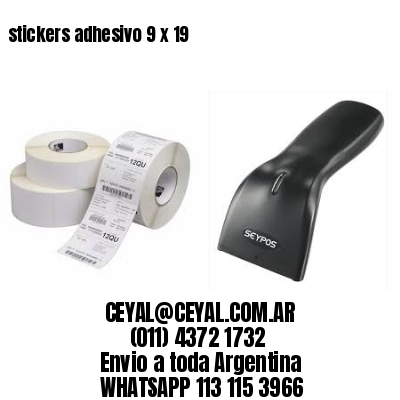stickers adhesivo 9 x 19