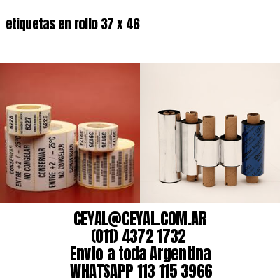 etiquetas en rollo 37 x 46
