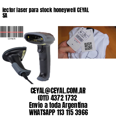 lector laser para stock honeywell CEYAL SA