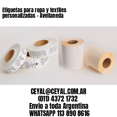 Etiquetas para ropa y textiles personalizadas - Avellaneda