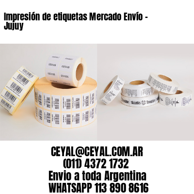 Impresión de etiquetas Mercado Envío - Jujuy