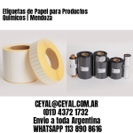 Etiquetas de Papel para Productos Químicos | Mendoza