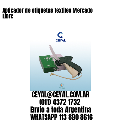 Aplicador de etiquetas textiles Mercado Libre