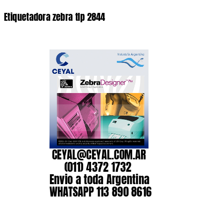 Etiquetadora zebra tlp 2844