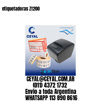 etiquetadoras Zt200