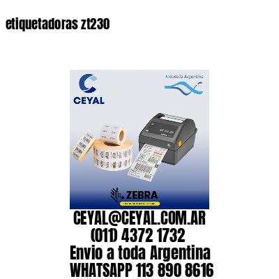 etiquetadoras zt230