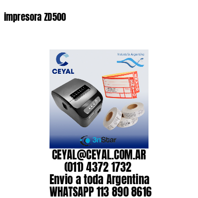 impresora ZD500