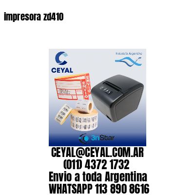 impresora zd410