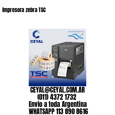 impresora zebra TSC