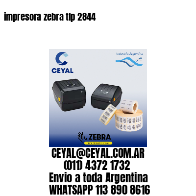 impresora zebra tlp 2844