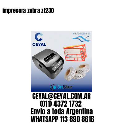 impresora zebra zt230