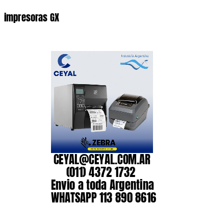 impresoras GX