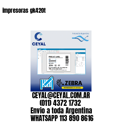impresoras gk420t