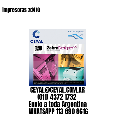 impresoras zd410