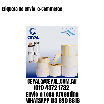Etiqueta de envio  e-Commerce