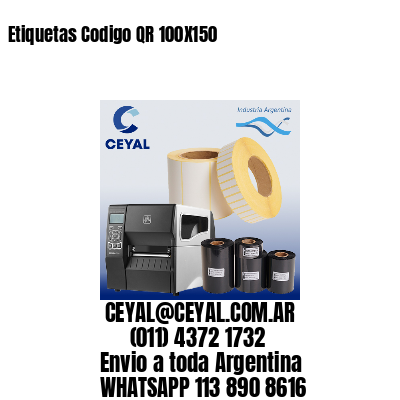 Etiquetas Codigo QR 100X150
