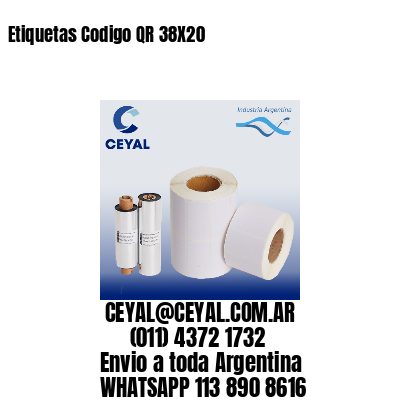 Etiquetas Codigo QR 38X20