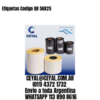 Etiquetas Codigo QR 50X25