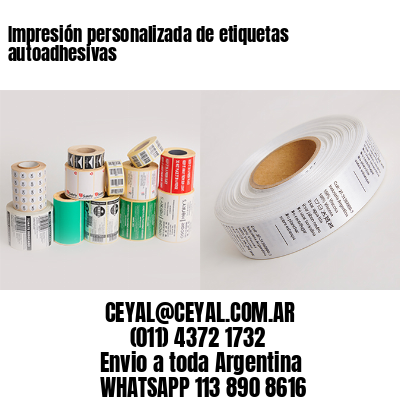 Impresión personalizada de etiquetas autoadhesivas