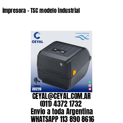 impresora – TSC modelo industrial