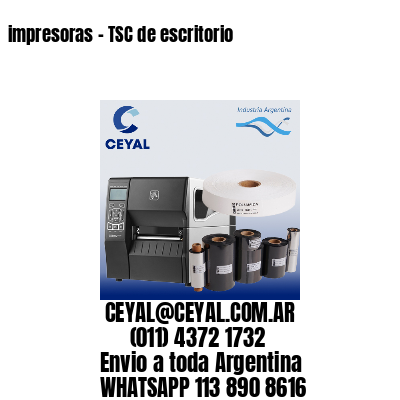 impresoras – TSC de escritorio