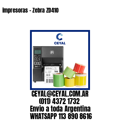 impresoras – Zebra ZD410