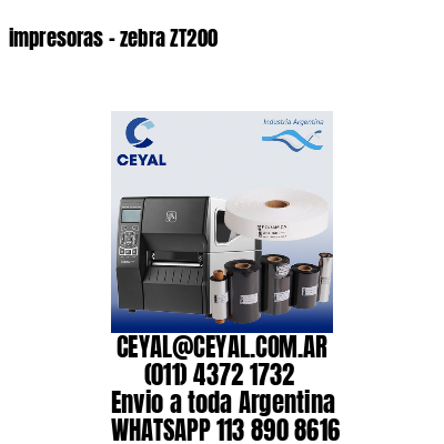 impresoras – zebra ZT200