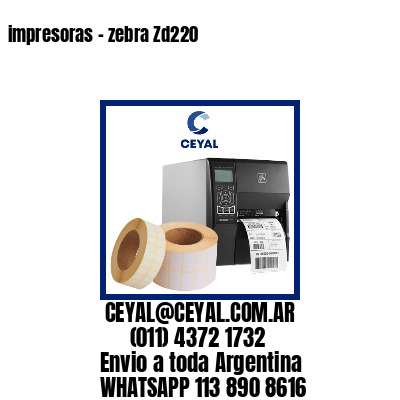 impresoras – zebra Zd220