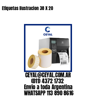 Etiquetas Ilustracion 38 X 20