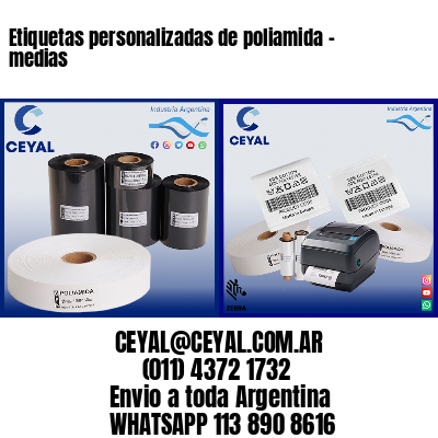 Etiquetas personalizadas de poliamida – medias