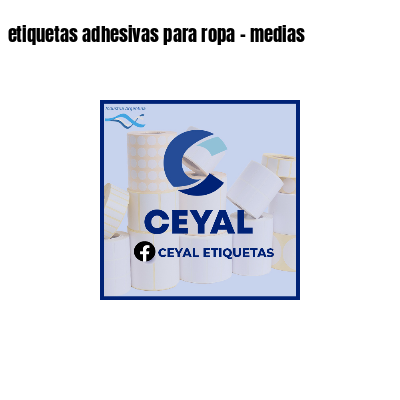 etiquetas adhesivas para ropa - medias