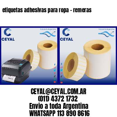 etiquetas adhesivas para ropa – remeras