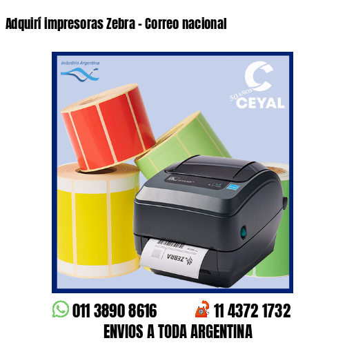 Adquirí impresoras Zebra – Correo nacional