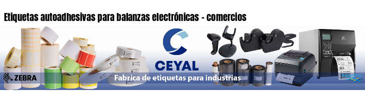 Etiquetas autoadhesivas para balanzas electrónicas - comercios