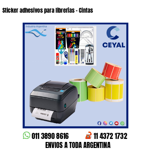 Sticker adhesivos para librerías – Cintas