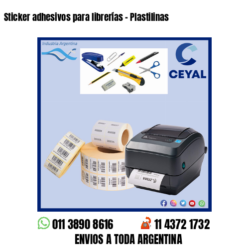 Sticker adhesivos para librerías – Plastilinas
